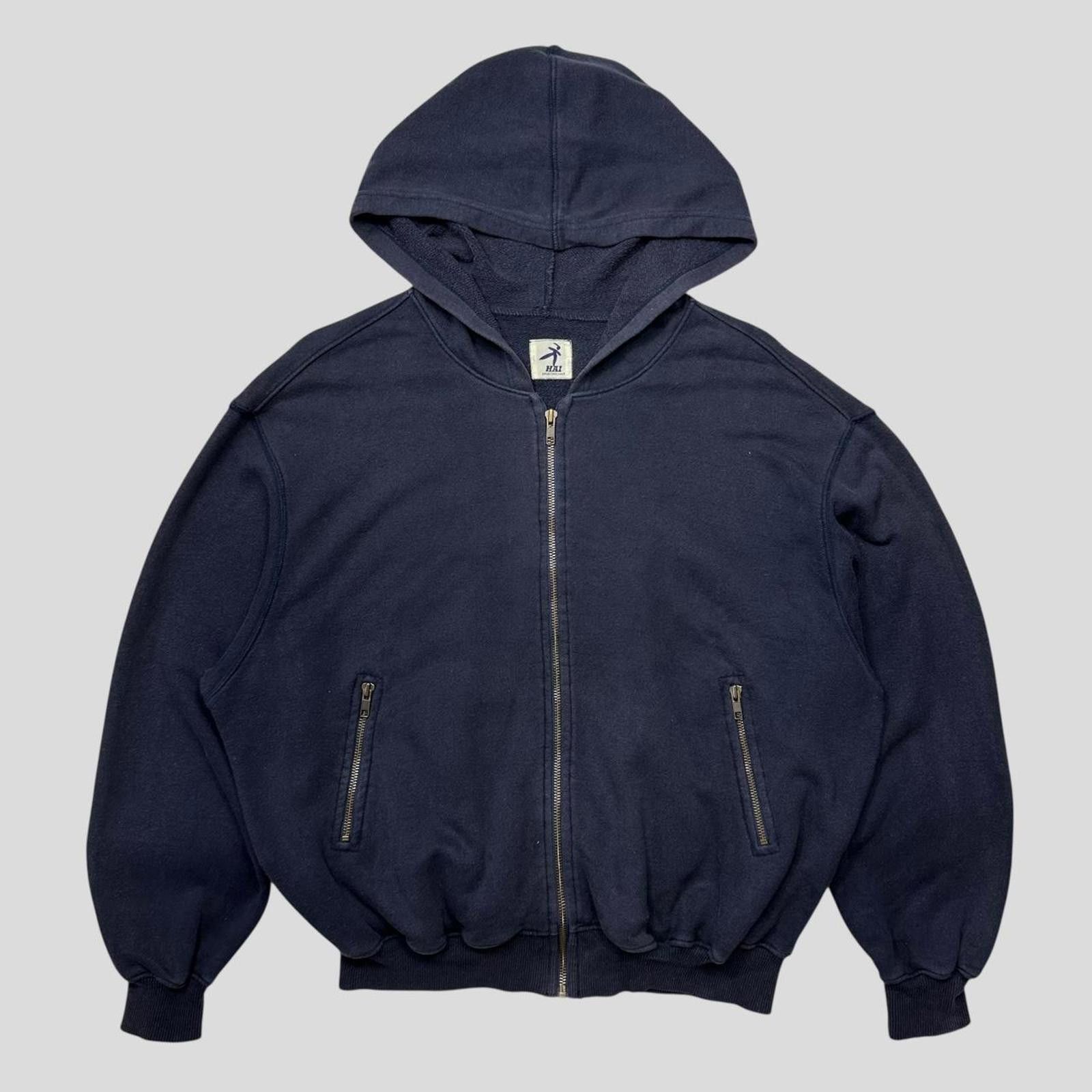 Issey Miyake Hai Sporting Gear Issey Miyake 80’s Graphic Boxy Hoodie M/L Size US M / EU 48-50 / 2 - 2 Thumbnail