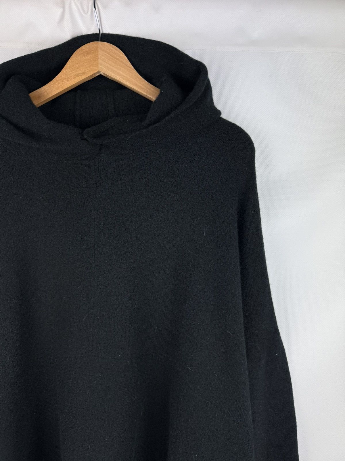 Rundholz Avant-Garde Lagenlook Oversized Wool Hooded Sweater Pullover Size S / US 4 / IT 40 - 5 Thumbnail