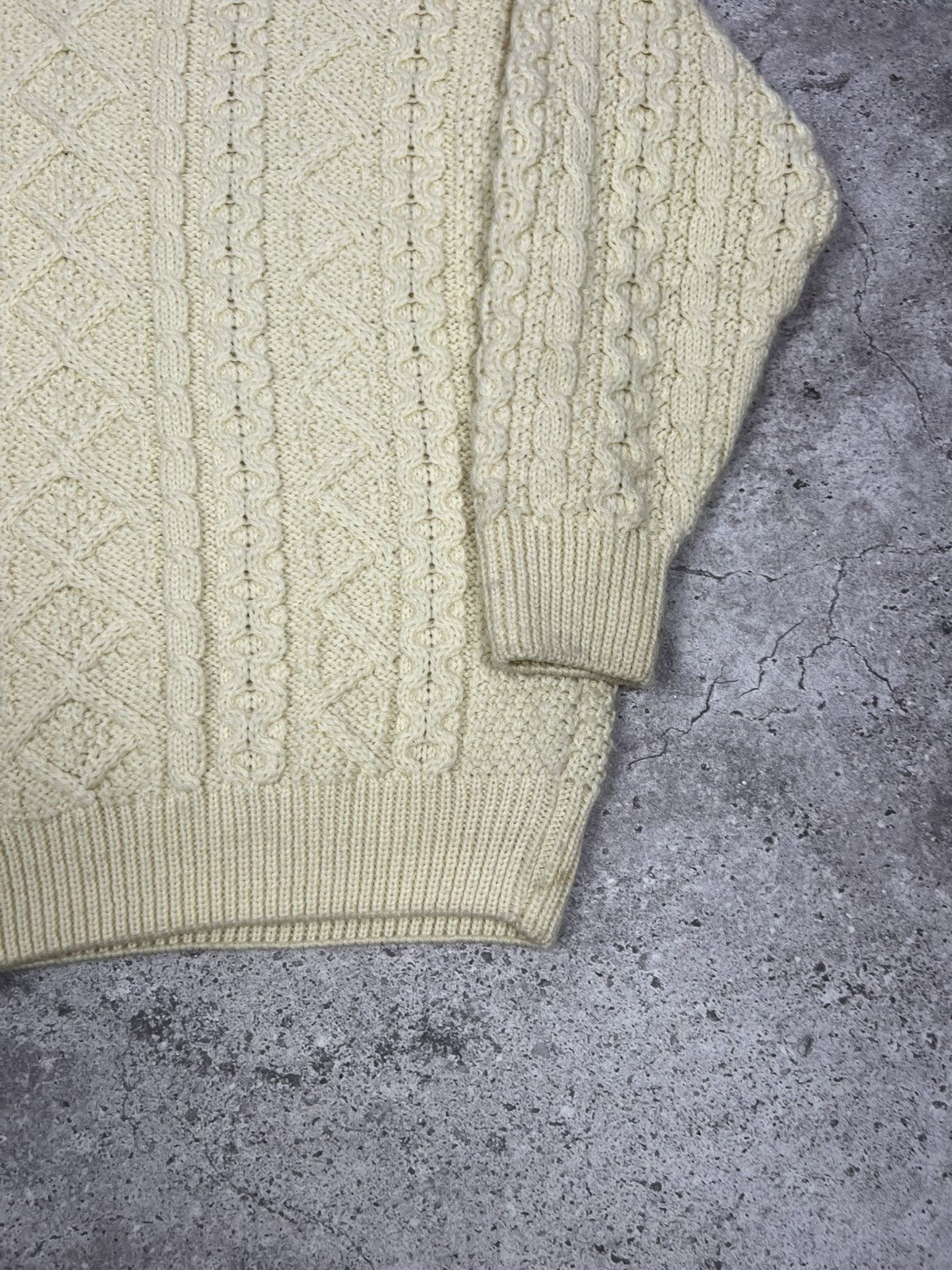 Aran Sweater Market Aran Sweater Market Women's Wool Knit Sweater Size M / US 6-8 / IT 42-44 - 14 Thumbnail