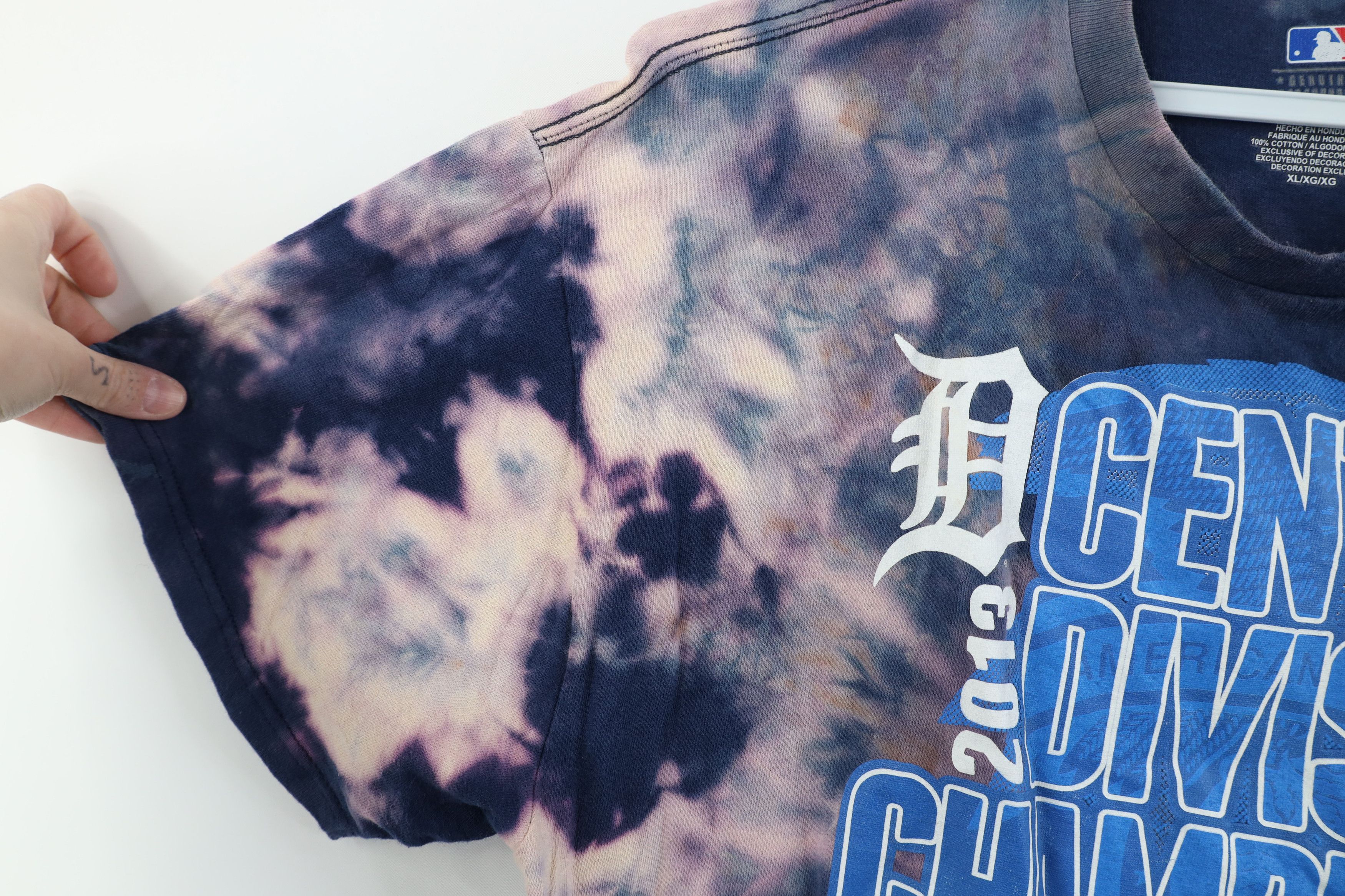 Vintage Y2K MLB 2013 Central Champions Detroit Tigers T-Shirt Size US XL / EU 56 / 4 - 6 Thumbnail