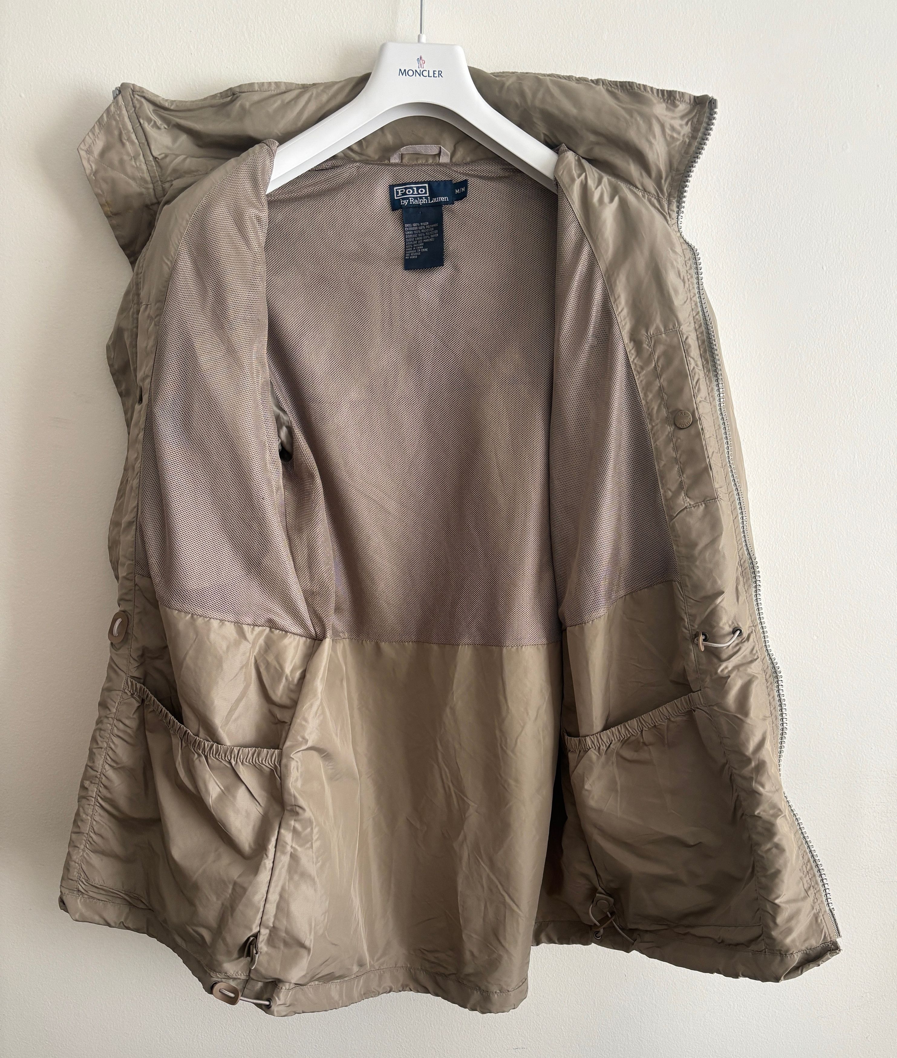 Polo Ralph Lauren VTG Nylon Zip-Up Tan Windbreaker/ Rain Jacket M - Large Size US M / EU 48-50 / 2 - 3 Thumbnail