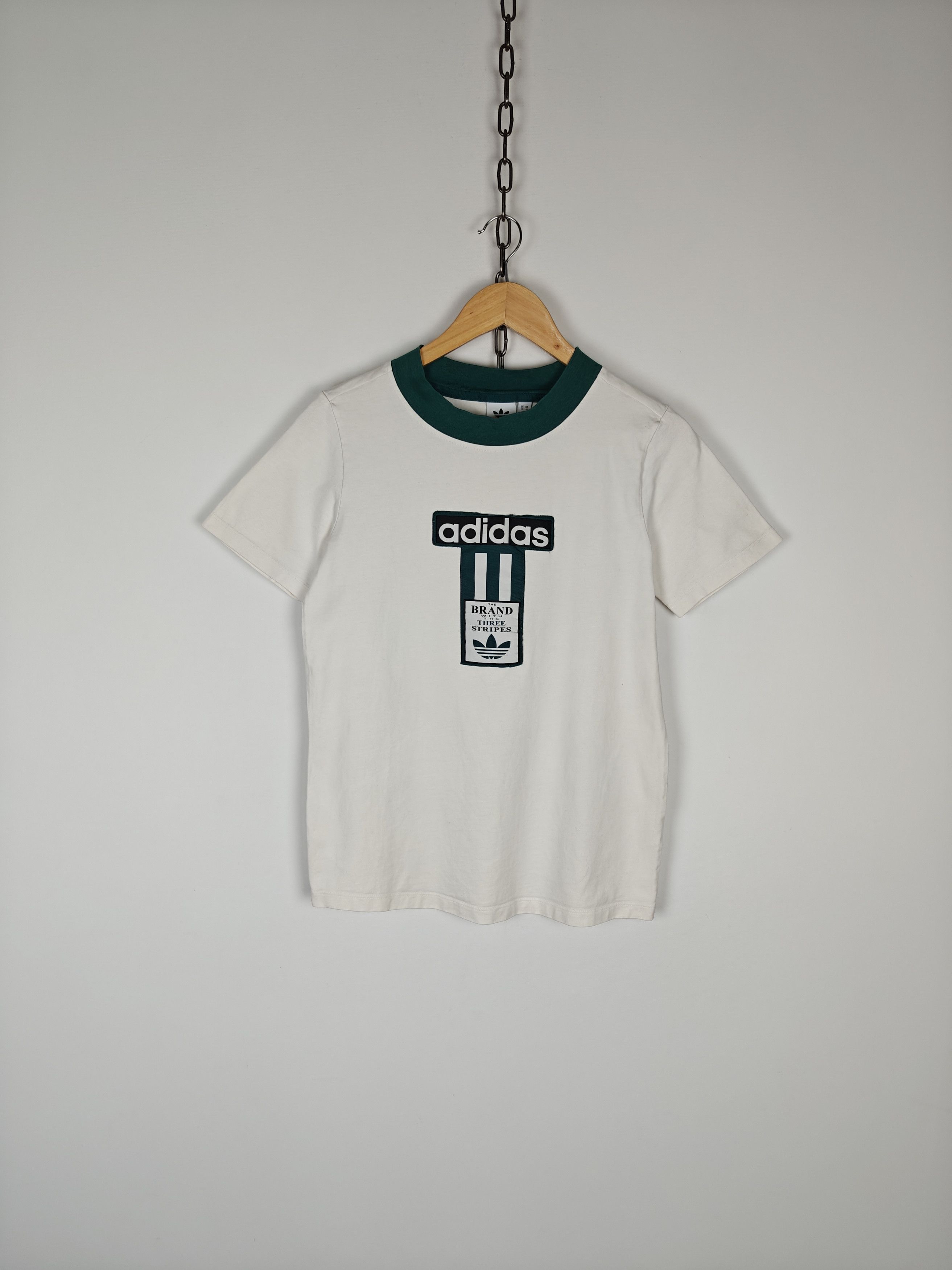 Adidas Adidas Originals T-Shirt The 3 Stripes Brand White M Size M / US 6-8 / IT 42-44 - 1 Thumbnail
