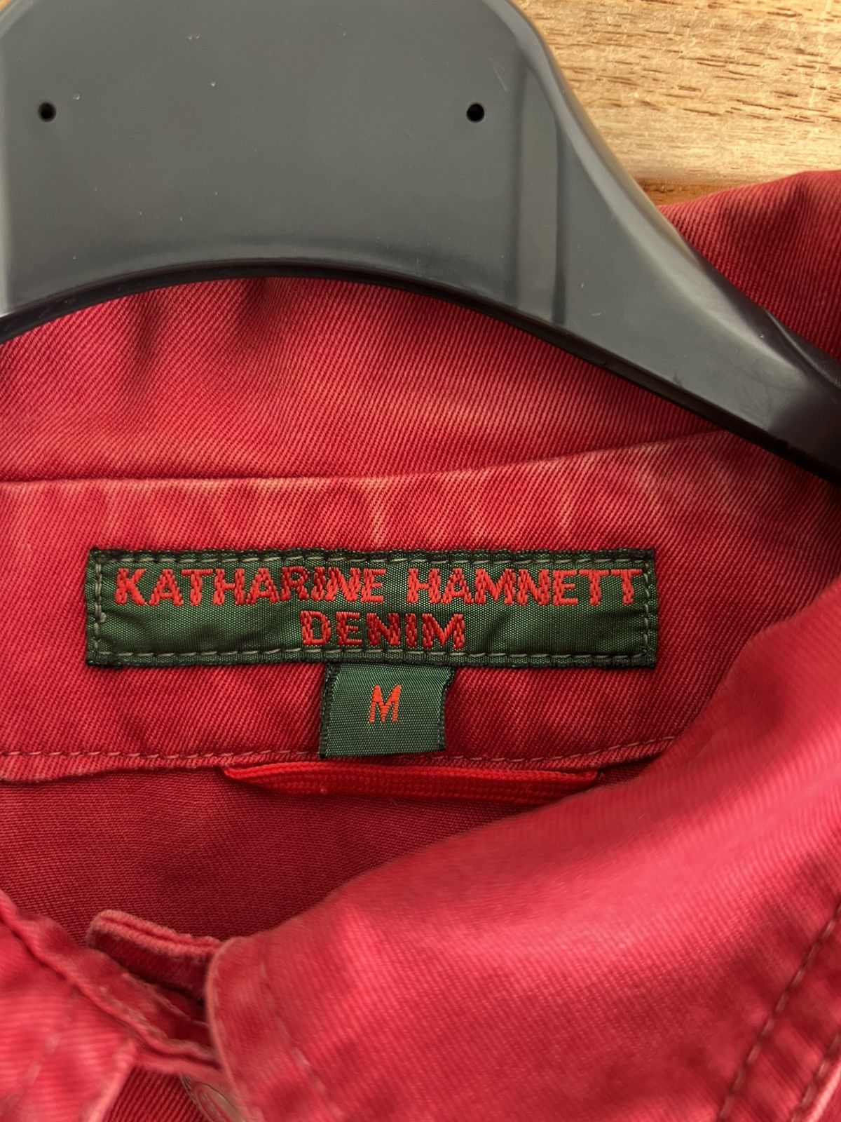 Katharine Hamnett London 90’s Katharine Hamnett London Denim Jacket Size M / US 6-8 / IT 42-44 - 4 Thumbnail
