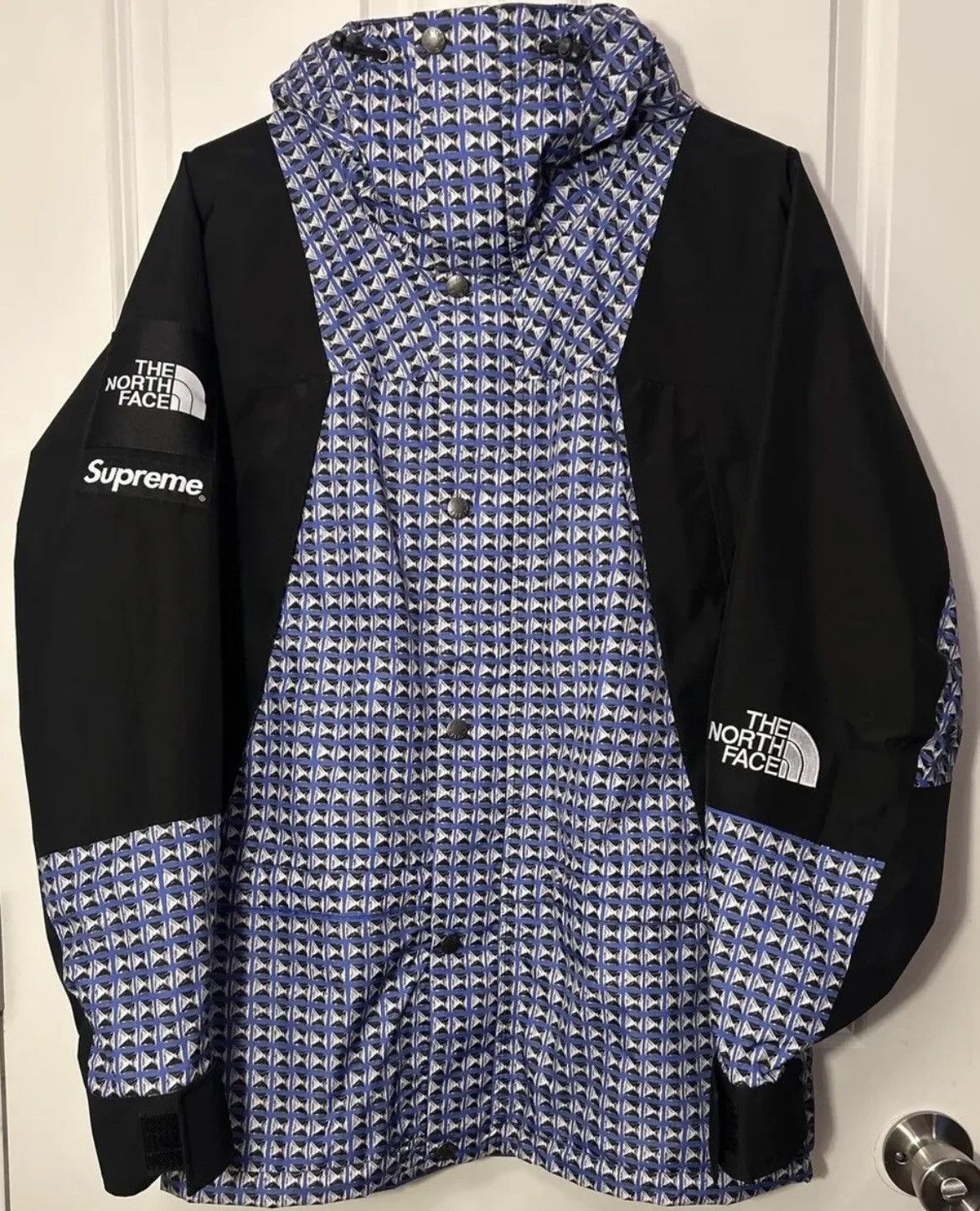 Supreme Supreme The North Face Denim Dot Shot Jacket Small TNF