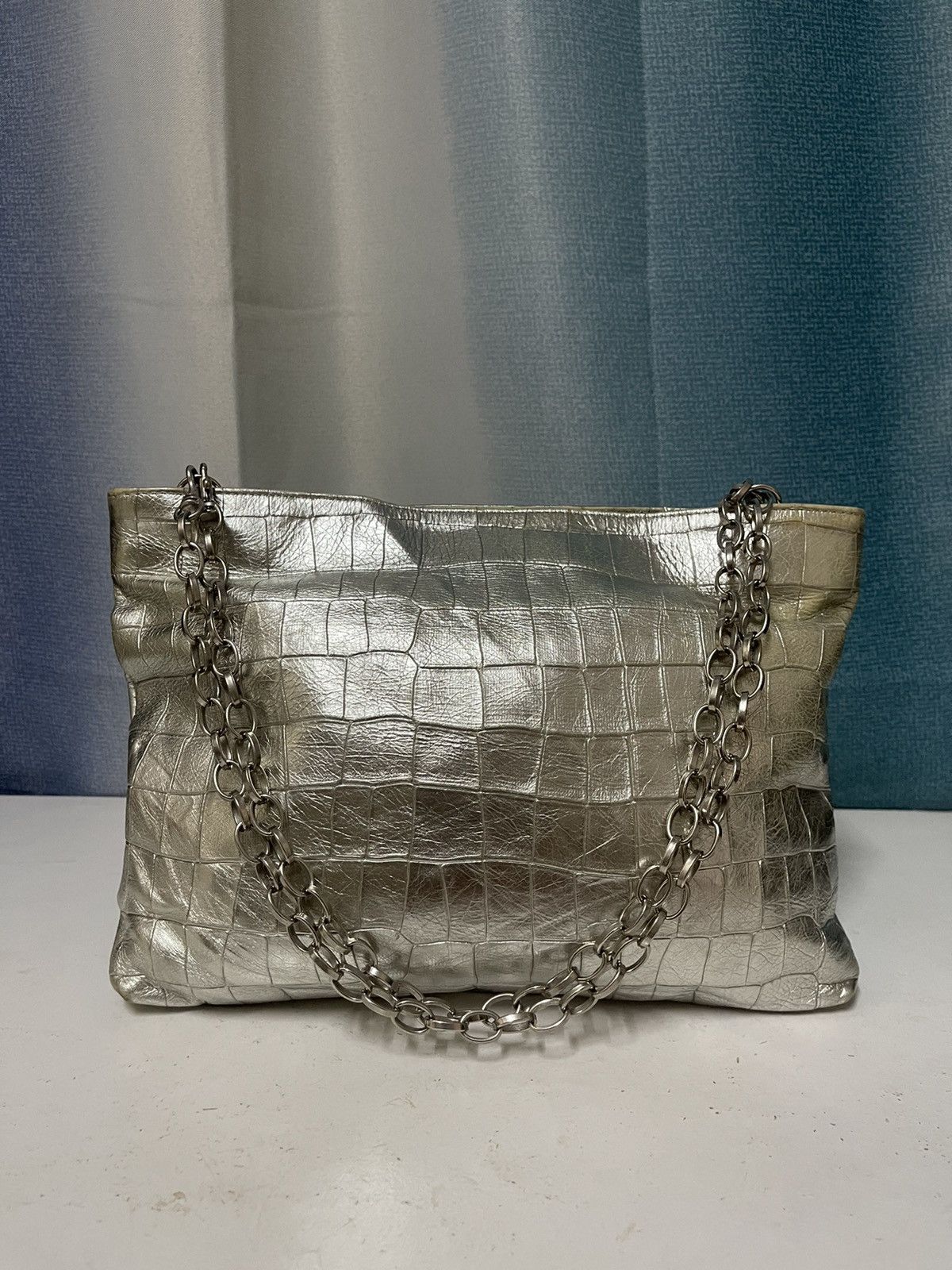 Designer × Japanese Brand SILVER CHAIN HANDLE BAG SALON DE ALFURD JAPAN Size ONE SIZE - 1 Thumbnail