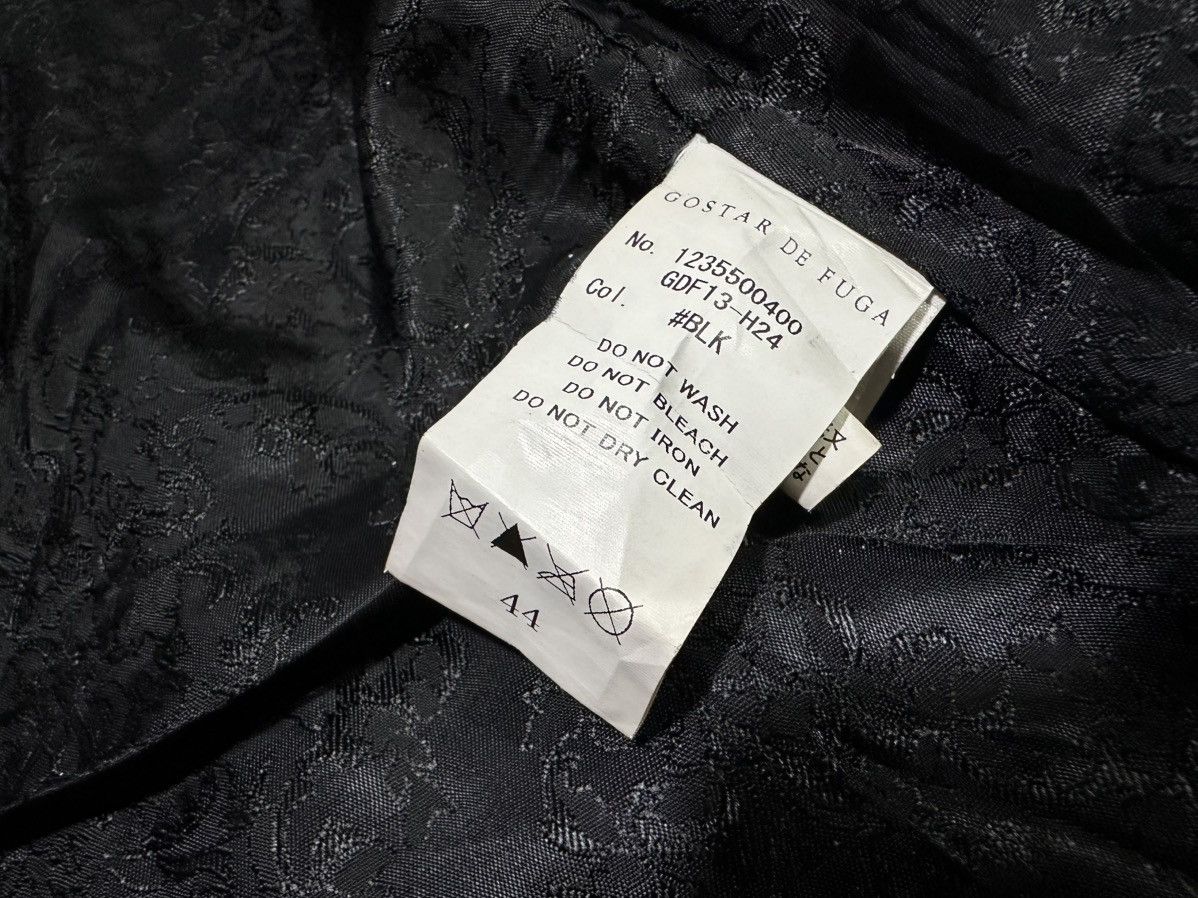 Japanese Brand 🔥Y2K Archived Gostar De Fuga Leather Biker Jacket Goth Size US S / EU 44-46 / 1 - 12 Thumbnail