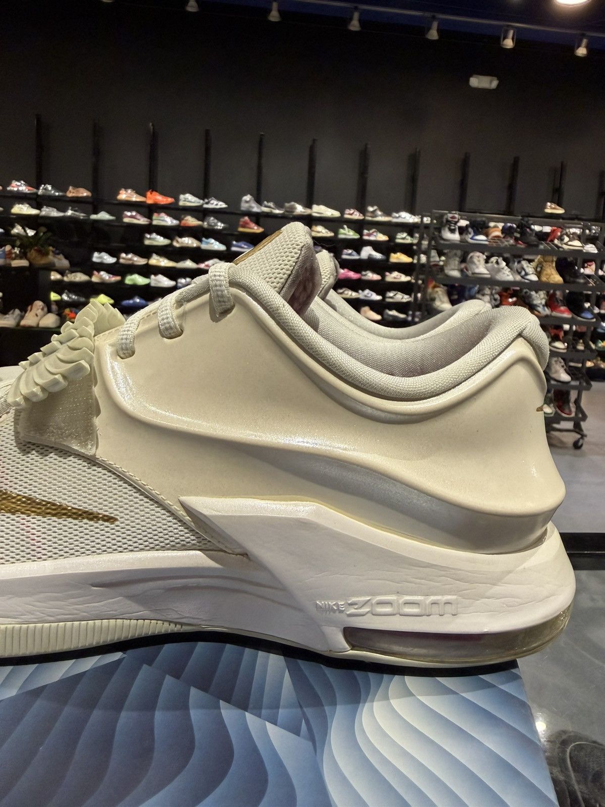 Nike Size 12 - Nike KD 7 Aunt Pearl White Size US 12 / EU 45 - 5 Thumbnail