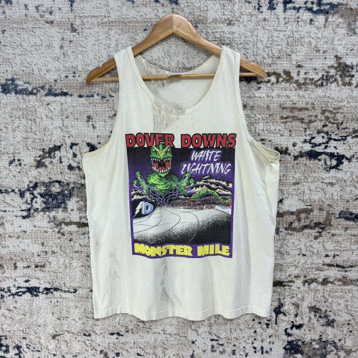 Vintage Vintage 90s Dover Downs “ Monster Mille” Sleeveless shirt Size US XL / EU 56 / 4 - 2 Thumbnail