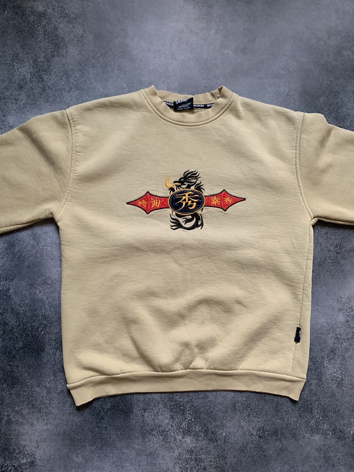 Japanese Brand × Vintage Vintage Dragon sweatshirt y2k stussy style Size US XL / EU 56 / 4 - 3 Thumbnail