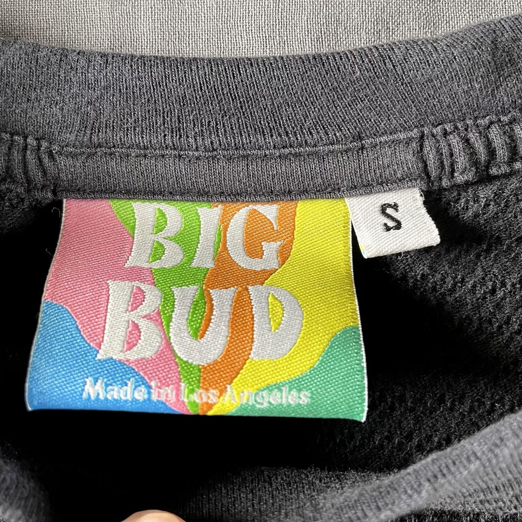 Vintage VINTAGE Big Bud Shirt Womens Small Charcoal Waffle Thermal Knit Crewneck Made in USA Size S / US 4 / IT 40 - 2 Thumbnail