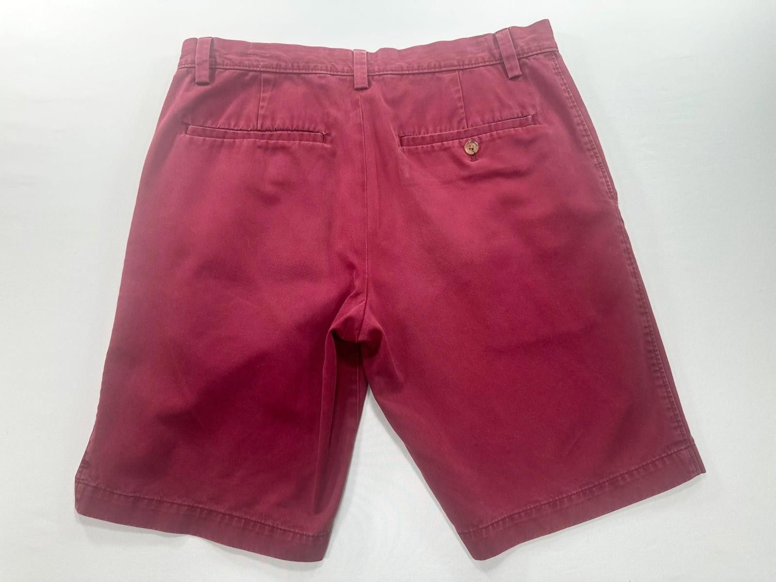 Banana Republic Banana Republic Aiden Shorts Flat Front Red Men's 31 Size US 31 - 2 Thumbnail