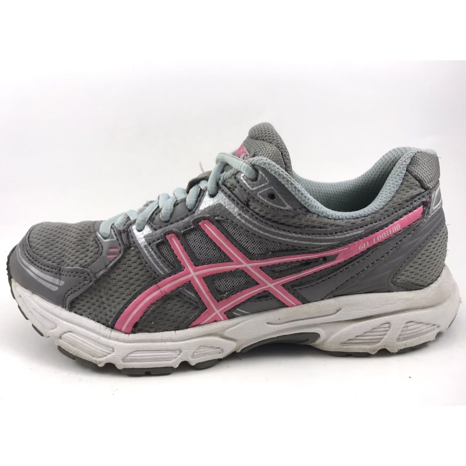 Asics VINTAGE ASICS Gel Conteno Womens Size 7 Gray Running Athletic Cross Training Shoes-556 Size US 7 / IT 37 - 7 Thumbnail