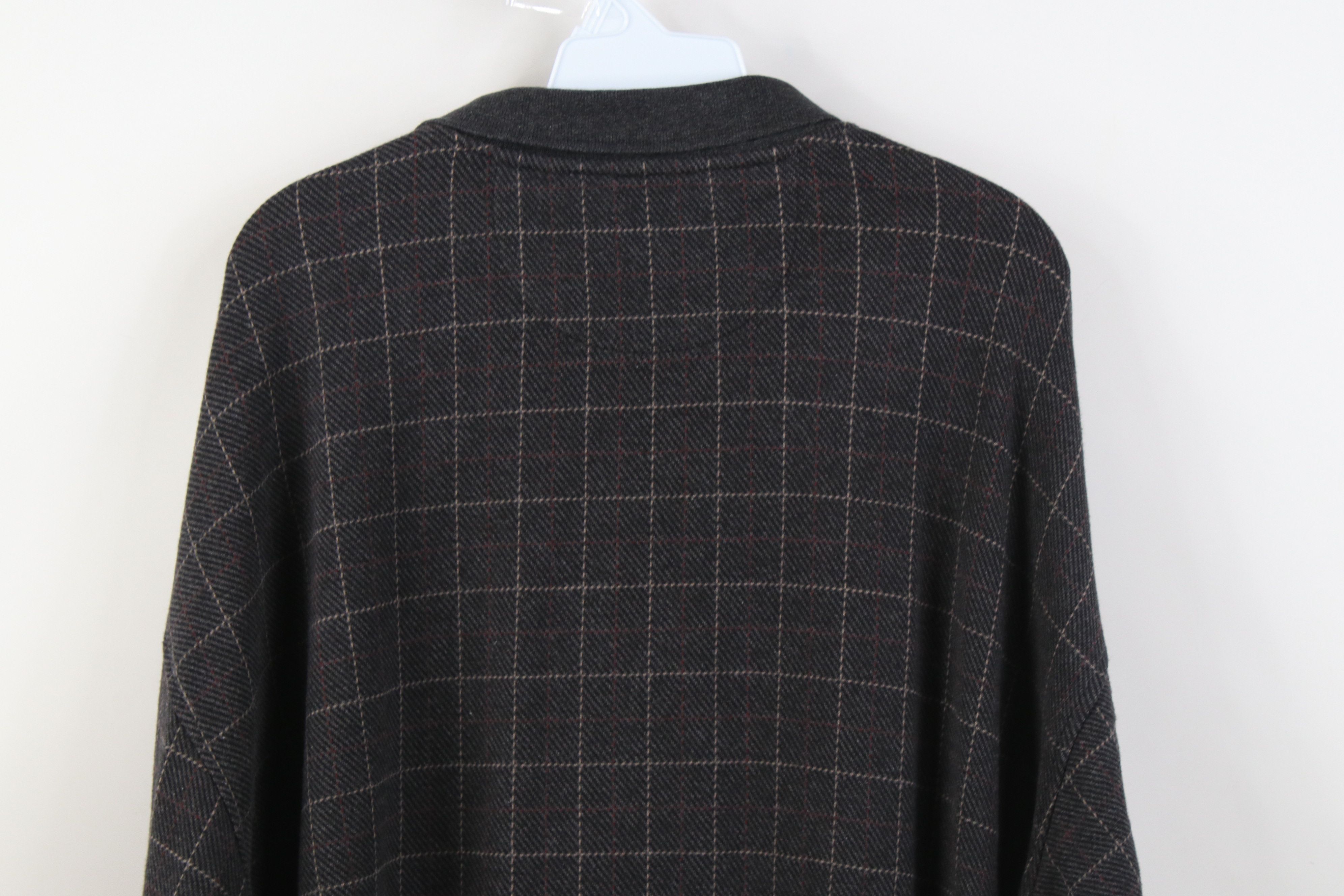 Vintage Vintage 90s Streetwear Fit Knit Long Sleeve Rugby Polo Shirt Size US XL / EU 56 / 4 - 10 Thumbnail