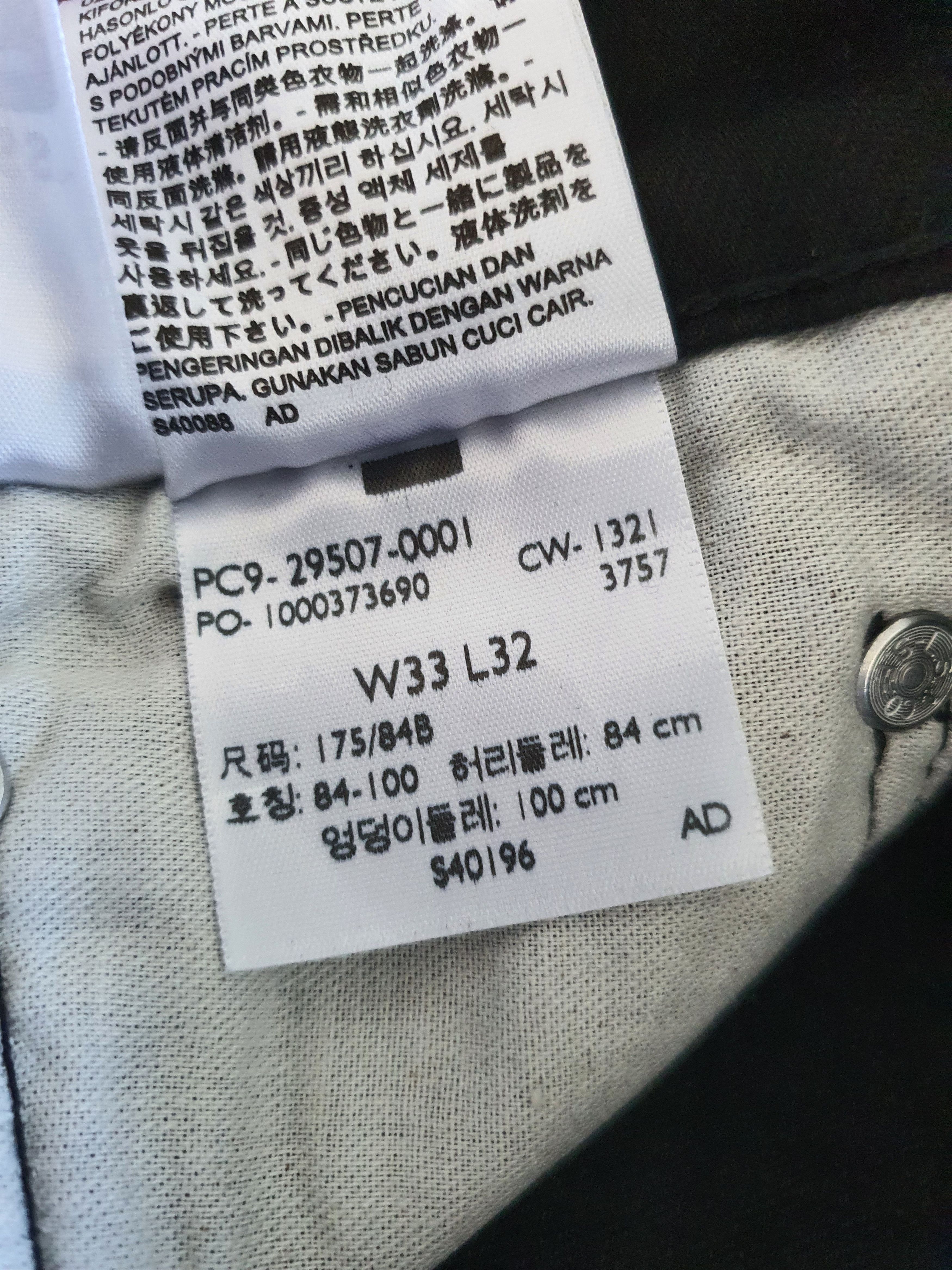 Levi's '502 Taper Jeans' (PC9: 29507-0001) - Black - Sz W33 L32 Size US 33 - 5 Thumbnail
