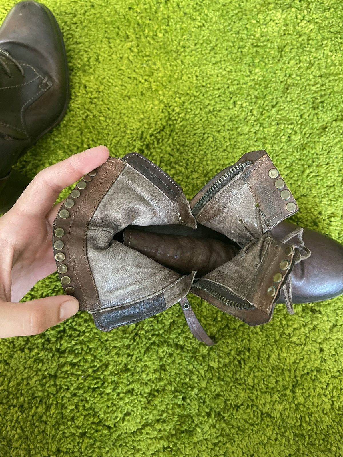 A.S.98 × Designer Airsteps avant garde real leather boots Size US 10 / IT 40 - 10 Thumbnail