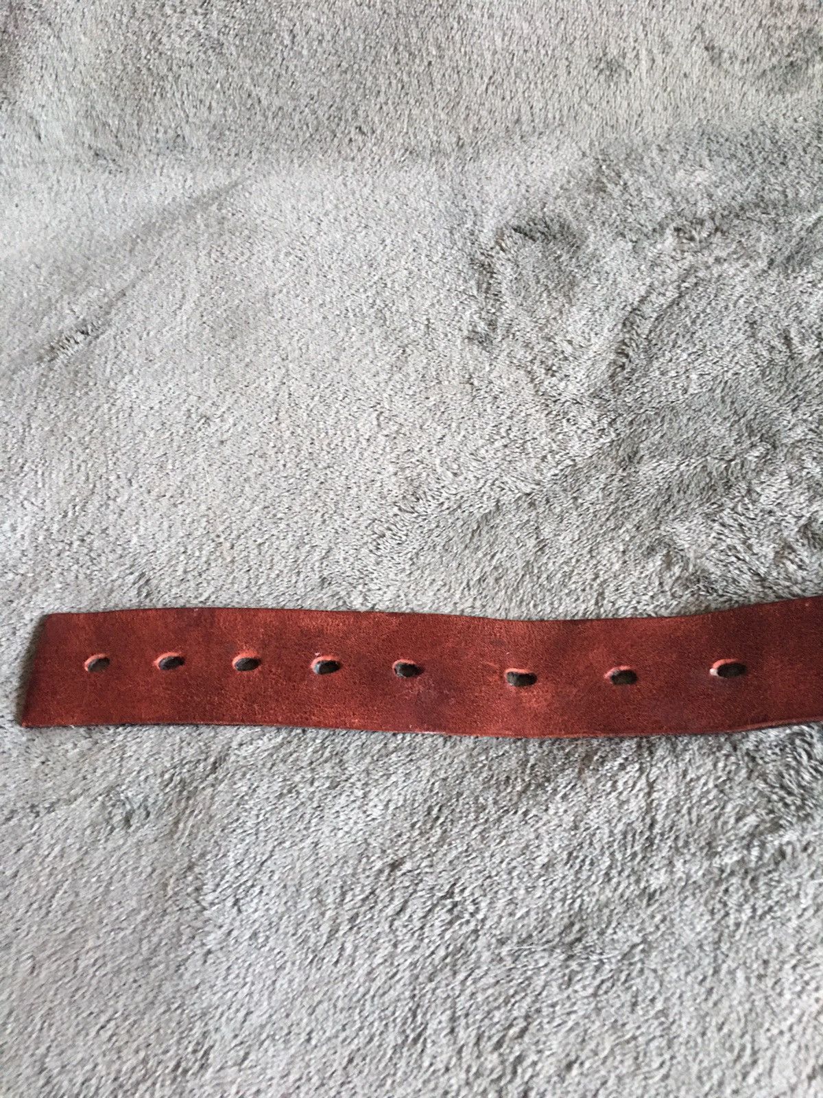 Roberto Cavalli Roberto Cavalli Burgundy Leather Italy Mens Belt Size 38 Size 38 - 9 Thumbnail
