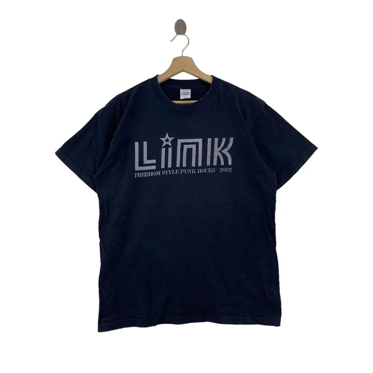 Vintage Vintage LINK 80 PUNK ROCK Freedom Styles Band Tee Shirt Size US L / EU 52-54 / 3 - 1 Thumbnail