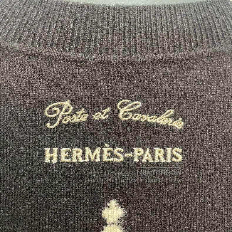Hermes Hermes Snowman Series Black and White Geometric Pattern Sw Size XXS / US 00 / IT 34 - 4 Thumbnail