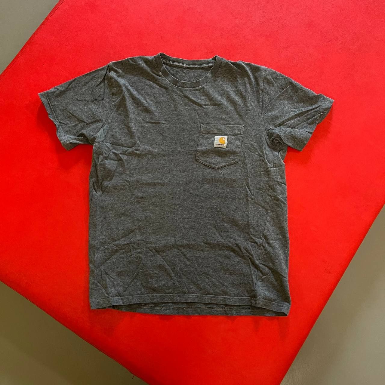 Carhartt Carhartt Grey Pocket T-Shirt Sz M Size US M / EU 48-50 / 2 - 1 Thumbnail