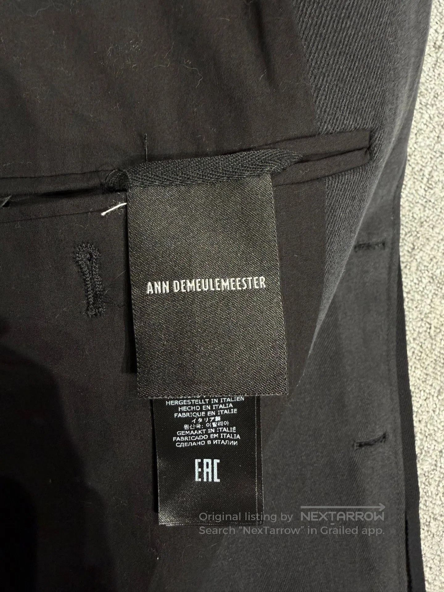 Ann Demeulemeester Ann Demeulemeester Collar Jacket. Size US S / EU 44-46 / 1 - 6 Thumbnail