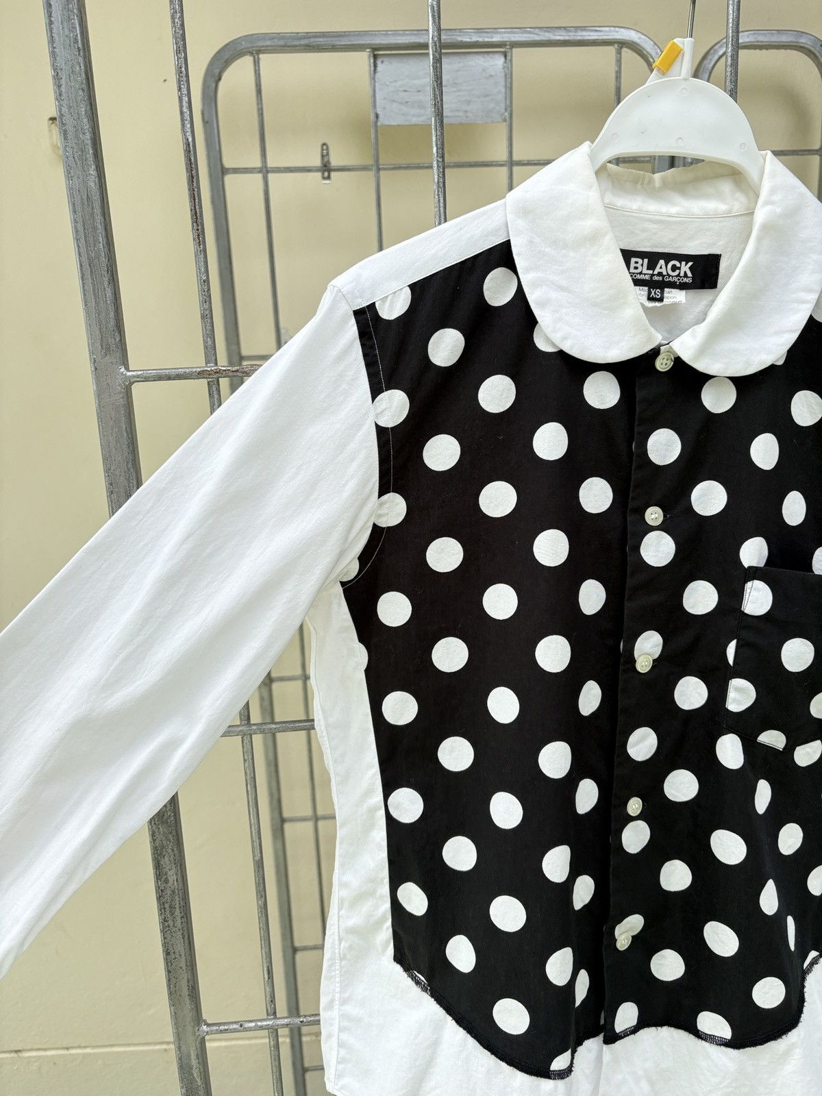 Comme des Garcons Black Comme des Garcons • polkadot white shirt Size US XS / EU 42 / 0 - 6 Thumbnail