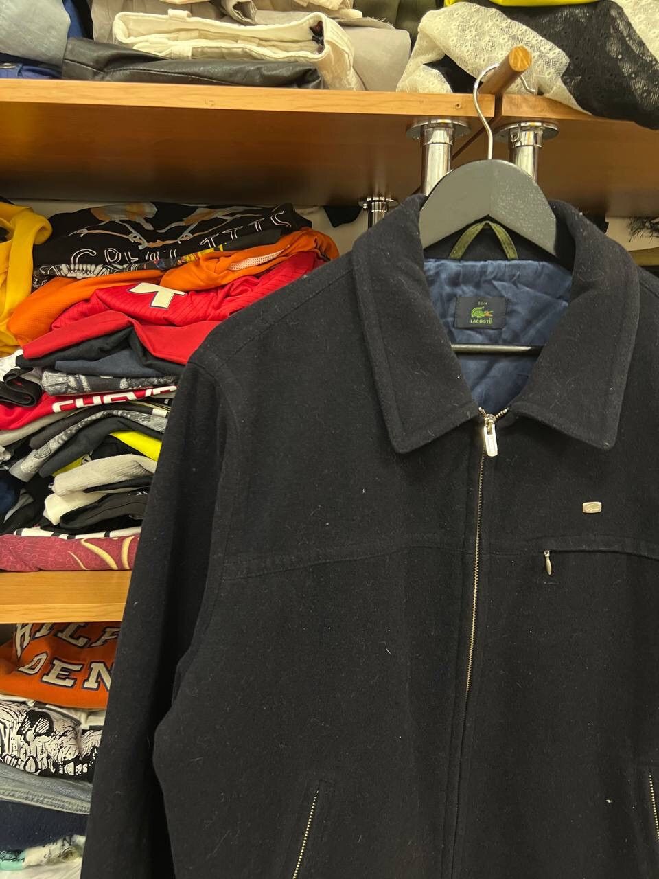 Lacoste × Vintage 00s Lacoste Vintage Y2K Retro Jacket Size US M / EU 48-50 / 2 - 2 Thumbnail
