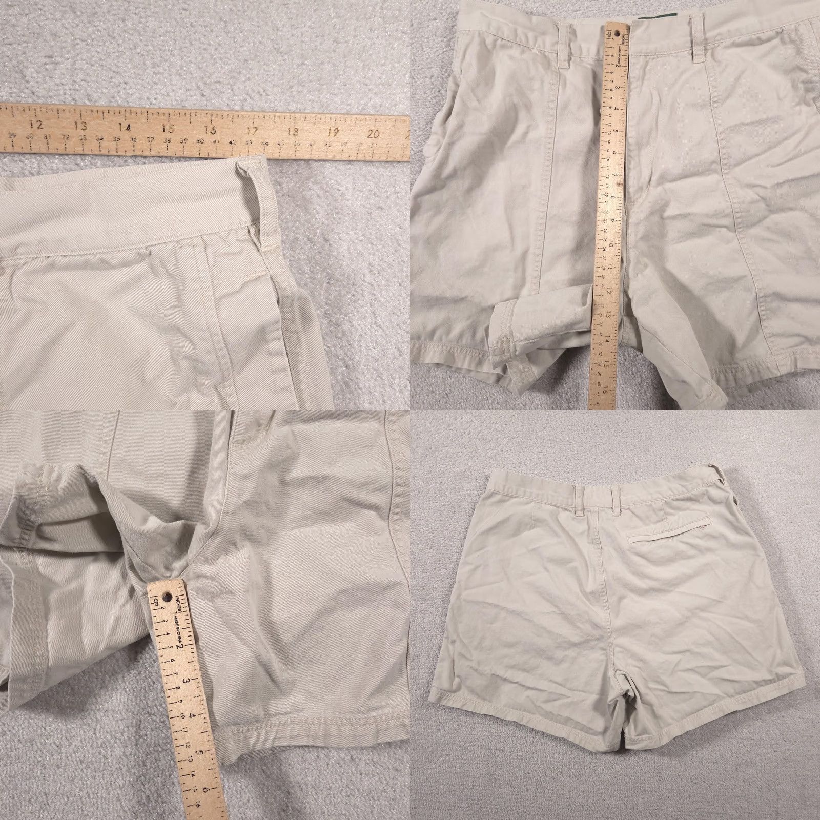 Vintage Cabela's Shorts Womens 18 Regular Khaki Hiking Outdoors Zip Fly Zipper Pocket Size 40" / US 18 - 8 Thumbnail