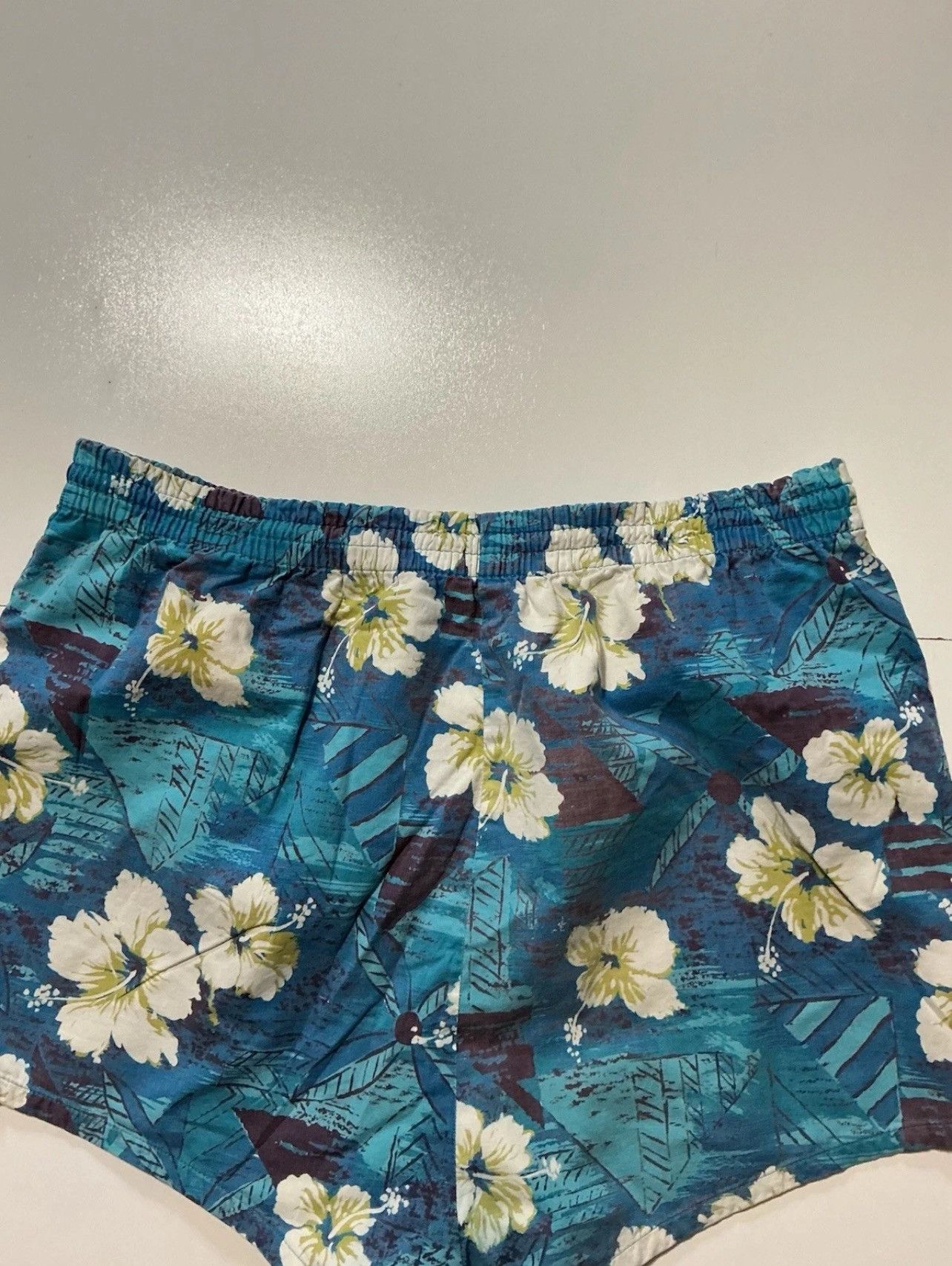 Vintage Vintage 50s 60s Made In California Hawaiian Swim Shorts Size US 36 / EU 52 - 11 Thumbnail
