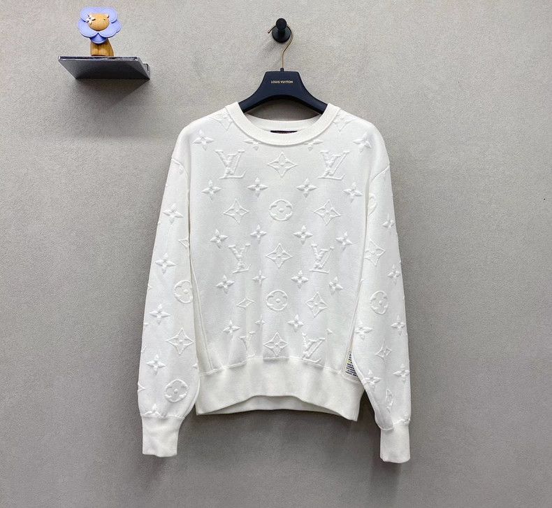 Louis Vuitton Louis Vuitton White with Full Print long sleeves 2503-Nexta Size US XS / EU 42 / 0 - 1 Thumbnail