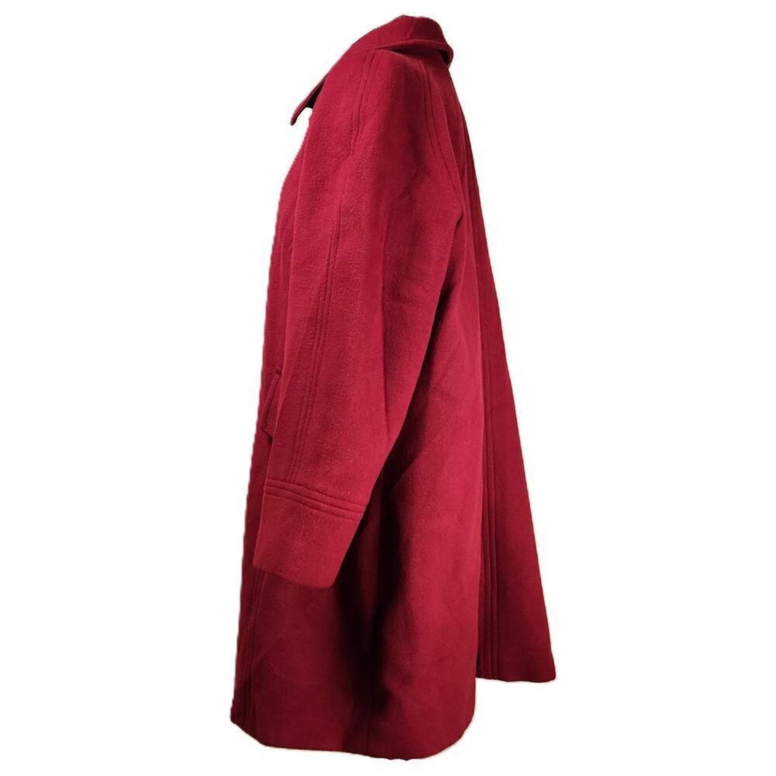 Other East 5th Women's Wool Pea Coat - British Red - Size 1X NWT Size XL / US 12-14 / IT 48-50 - 3 Thumbnail