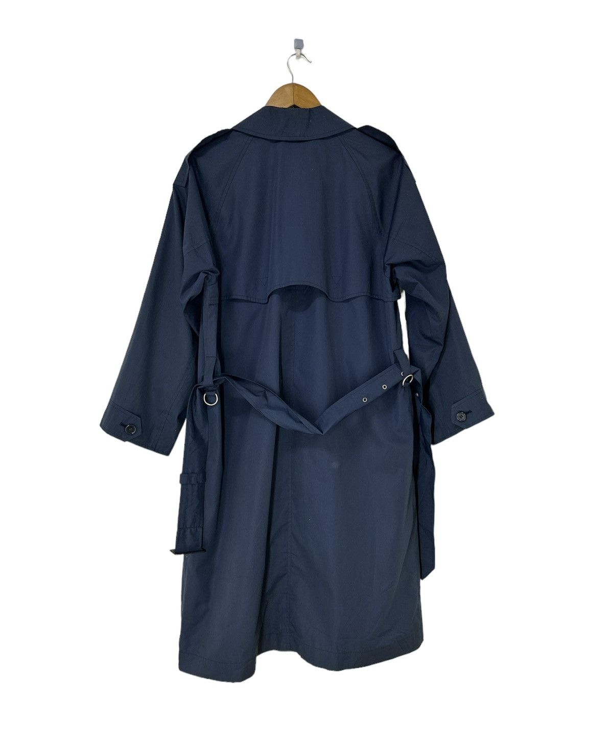 Yves Saint Laurent Yves saint laurent Trench Coat Jacket Design Navy Color Size US M / EU 48-50 / 2 - 2 Thumbnail