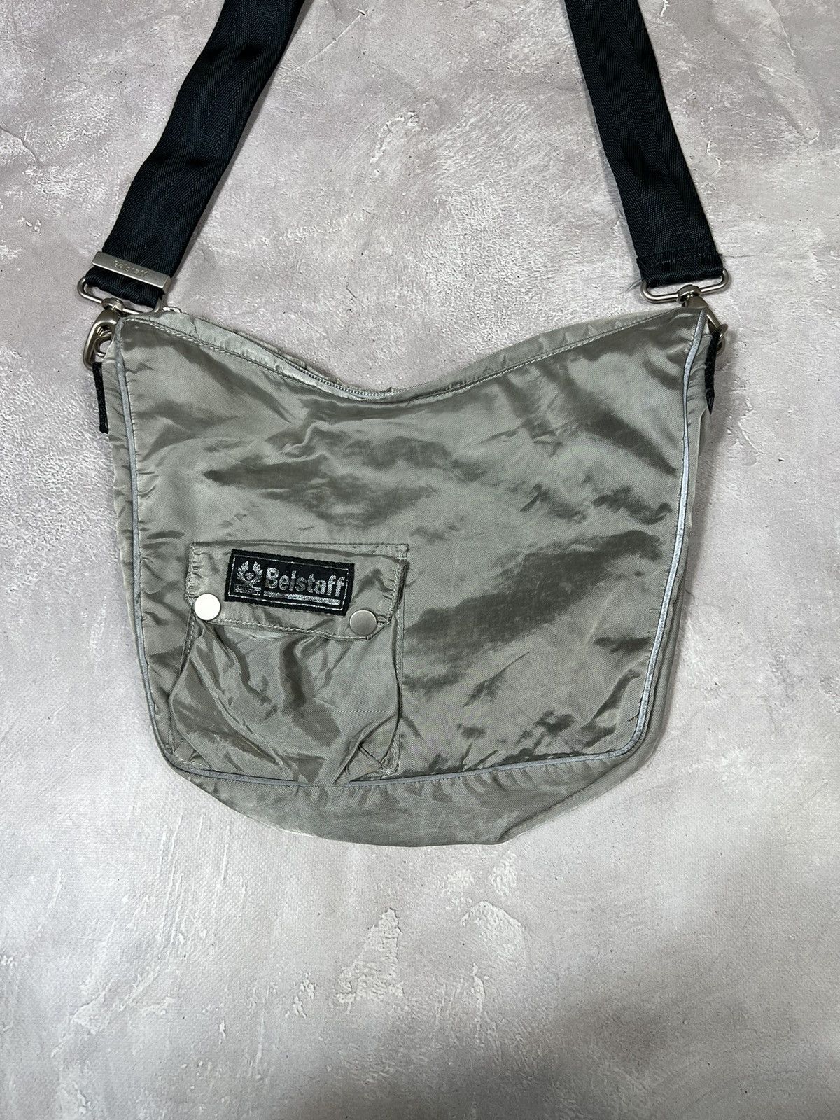 Other Vintage Belstaff Silver Nylon Bag Size ONE SIZE - 3 Thumbnail