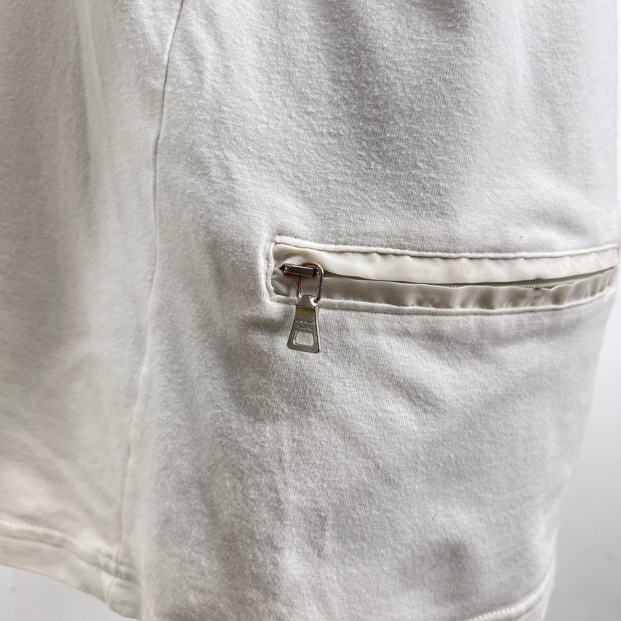 Prada PRADA Luna Rossa White Long Sleeve Red Tab Logo Sport Men's Size US L / EU 52-54 / 3 - 9 Thumbnail