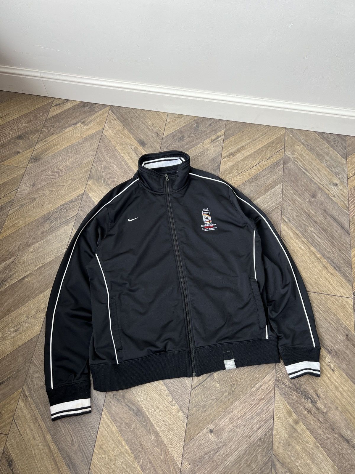 Nike Nike 2010 IIHF Hockey World Championship Track Jacket Size US XXL / EU 58 / 5 - 2 Thumbnail
