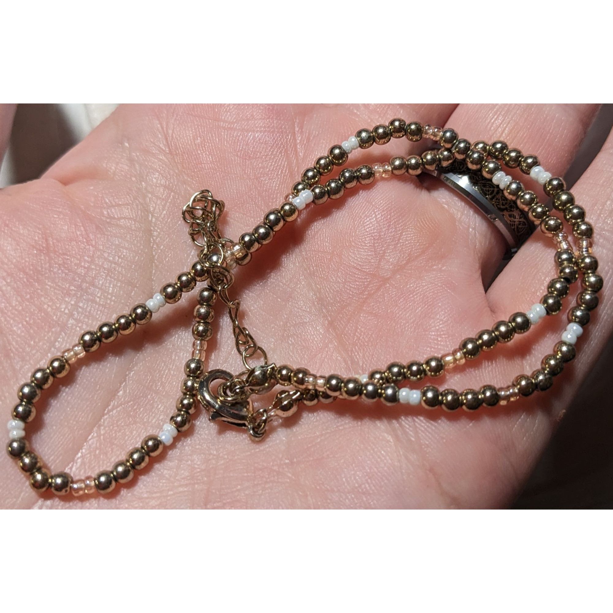 Other Simple Minimalist Metallic Glass Seed Bead Necklace Size ONE SIZE - 7 Thumbnail