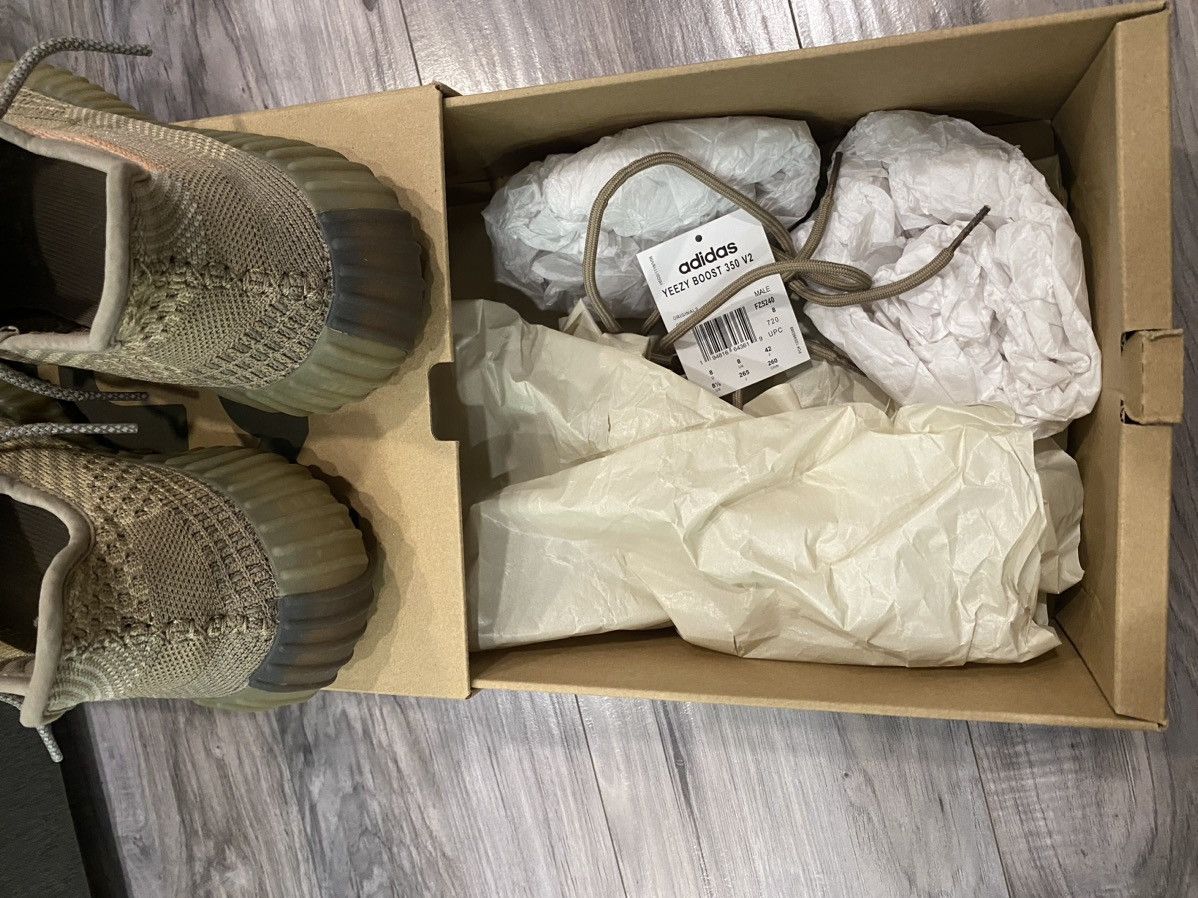 Adidas × Yeezy Yeezy 350v2 Sand Taupe Size US 8.5 / EU 41-42 - 6 Thumbnail