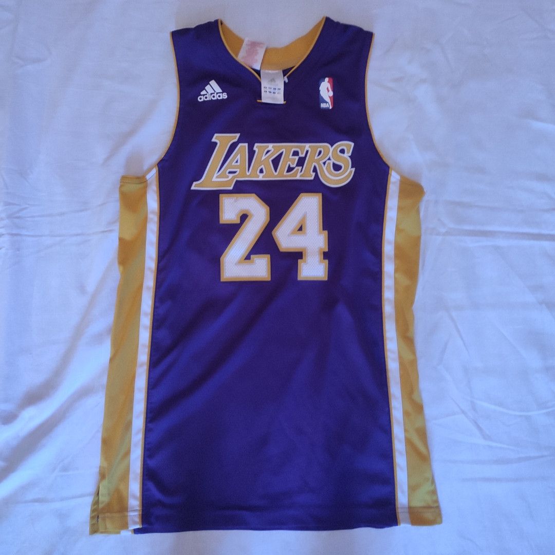 Adidas Los Angeles Lakers #24 Kobe Bryant Adidas NBA Jersey Size US L / EU 52-54 / 3 - 4 Thumbnail