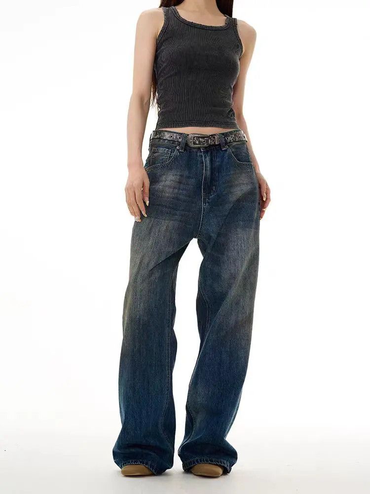 Designer × Japanese Brand Vintage Hip Hop Loose Street Jeans Size US 31 - 1 Thumbnail