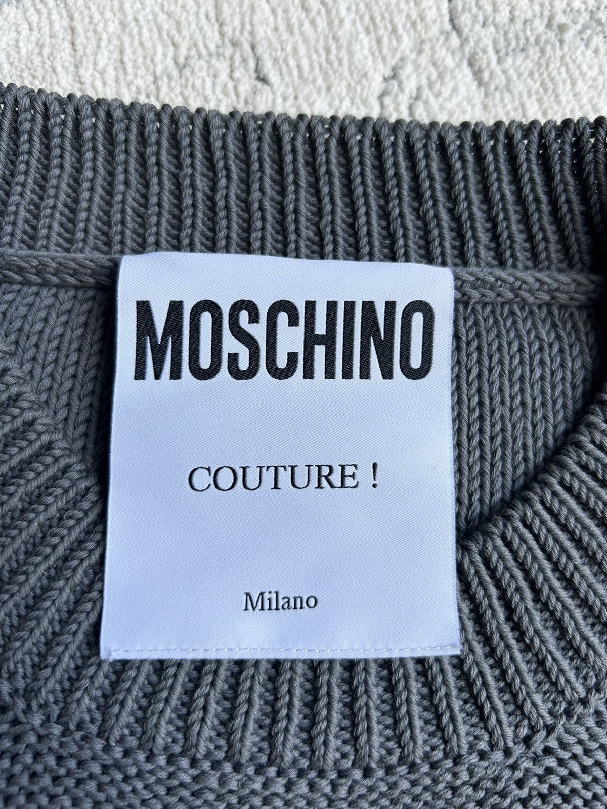 Moschino RARE Moschino Couture! Knit Sweater Size US M / EU 48-50 / 2 - 3 Thumbnail