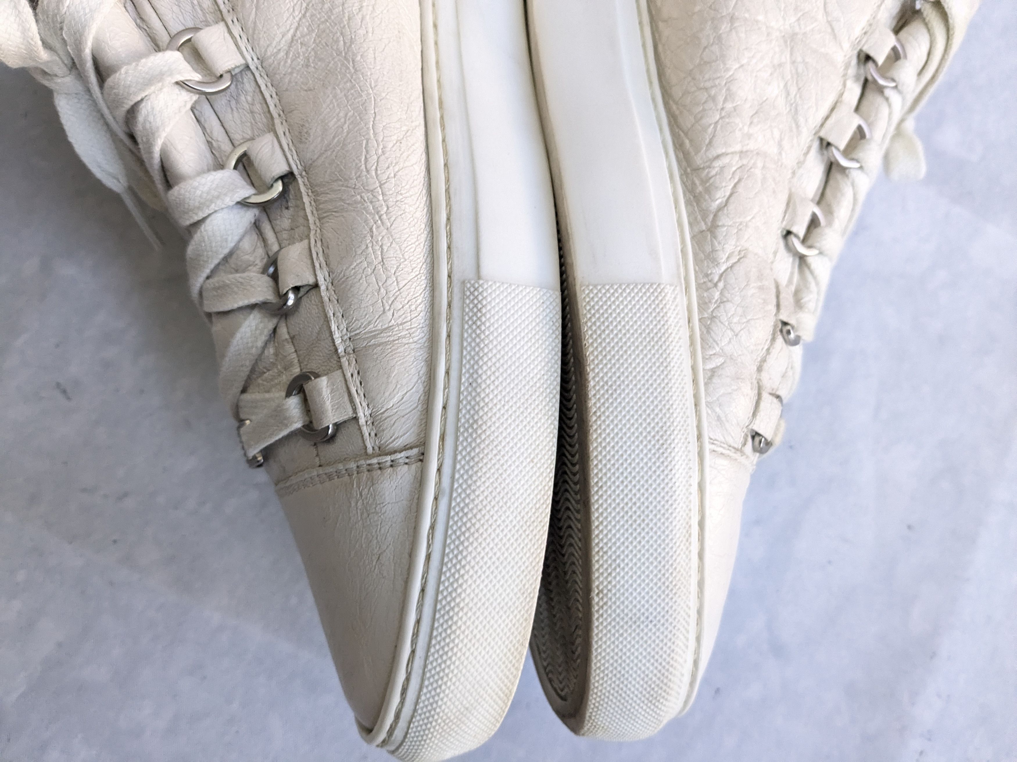 Balenciaga Balenciaga Arena Sneakers White 13 Low Tops Leather Size US 13 / EU 46 - 9 Thumbnail