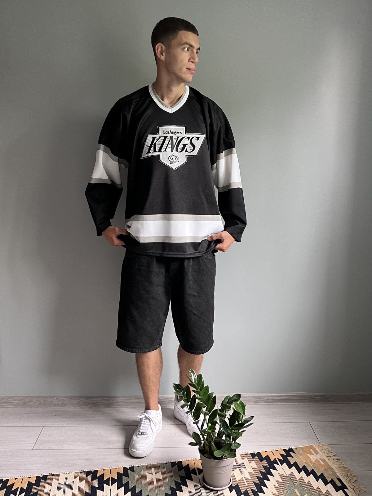 Other ❗️RARE❗️Vintage Wayne Gretzky Los Angeles Kings Jersey Size US XL / EU 56 / 4 - 7 Thumbnail