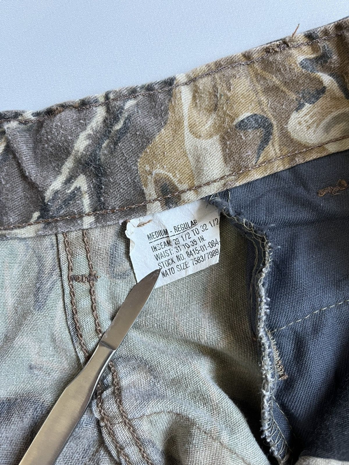 Redhead Vintage RedHead Camo RealTree Cargo Trousers Combat Pants Size US 34 / EU 50 - 8 Thumbnail