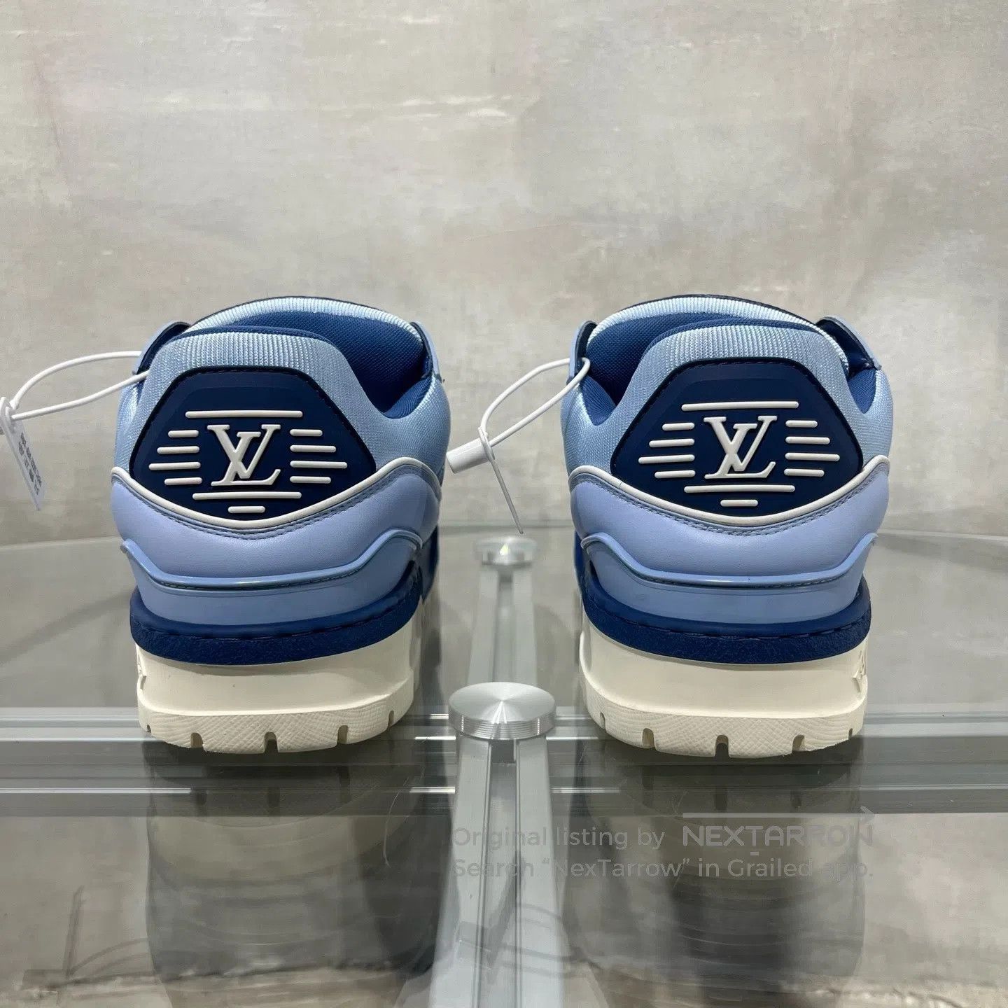 Louis Vuitton Louis Vuitton Trainer Gradient Blue Lipstick shoes Size US 7.5 / EU 40-41 - 6 Thumbnail
