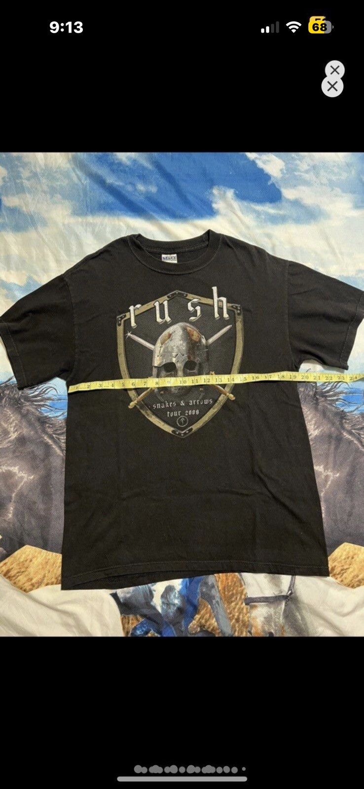 Vintage ***FINAL DROP***RARE 2008 RUSH “SNAKES & ARROWS” TOURSHIRT M Size US M / EU 48-50 / 2 - 1 Thumbnail