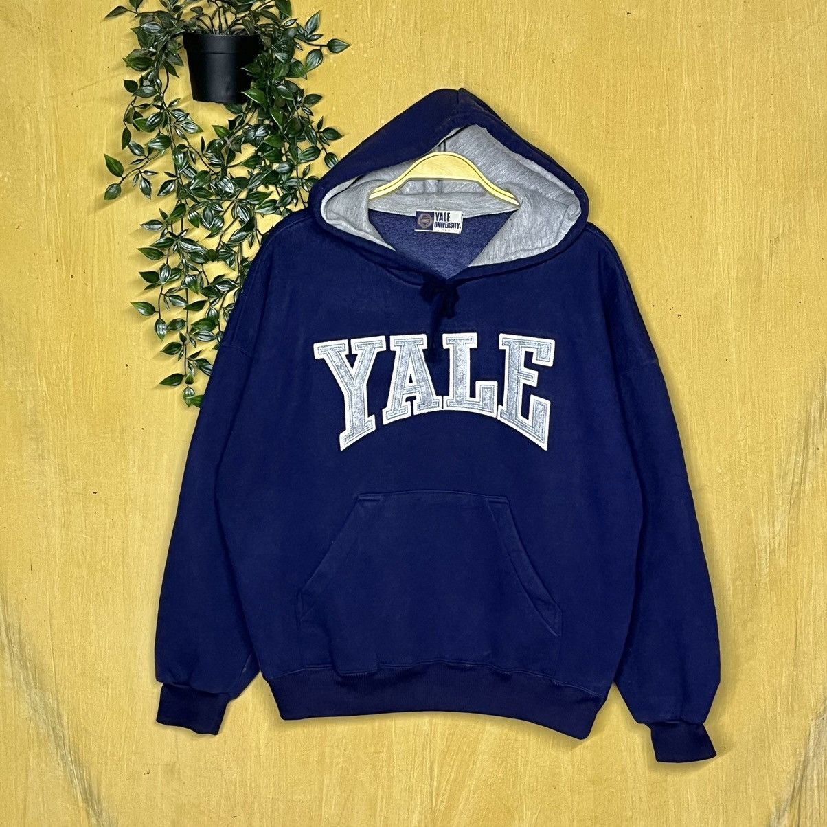Vintage Vintage 70s YALE University Hoodie Size US L / EU 52-54 / 3 - 2 Thumbnail
