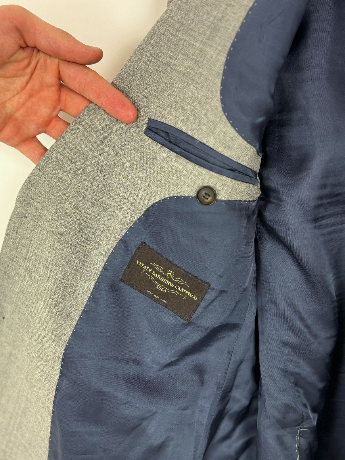 Suitsupply Suitsupply Lazio Single Breasted Wool Blazer Size 52S - 10 Thumbnail