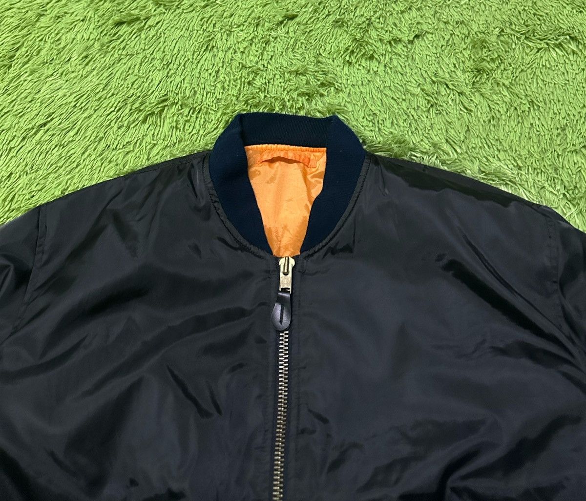 Japanese Brand type ma-1 bomber jacket Size US L / EU 52-54 / 3 - 3 Thumbnail