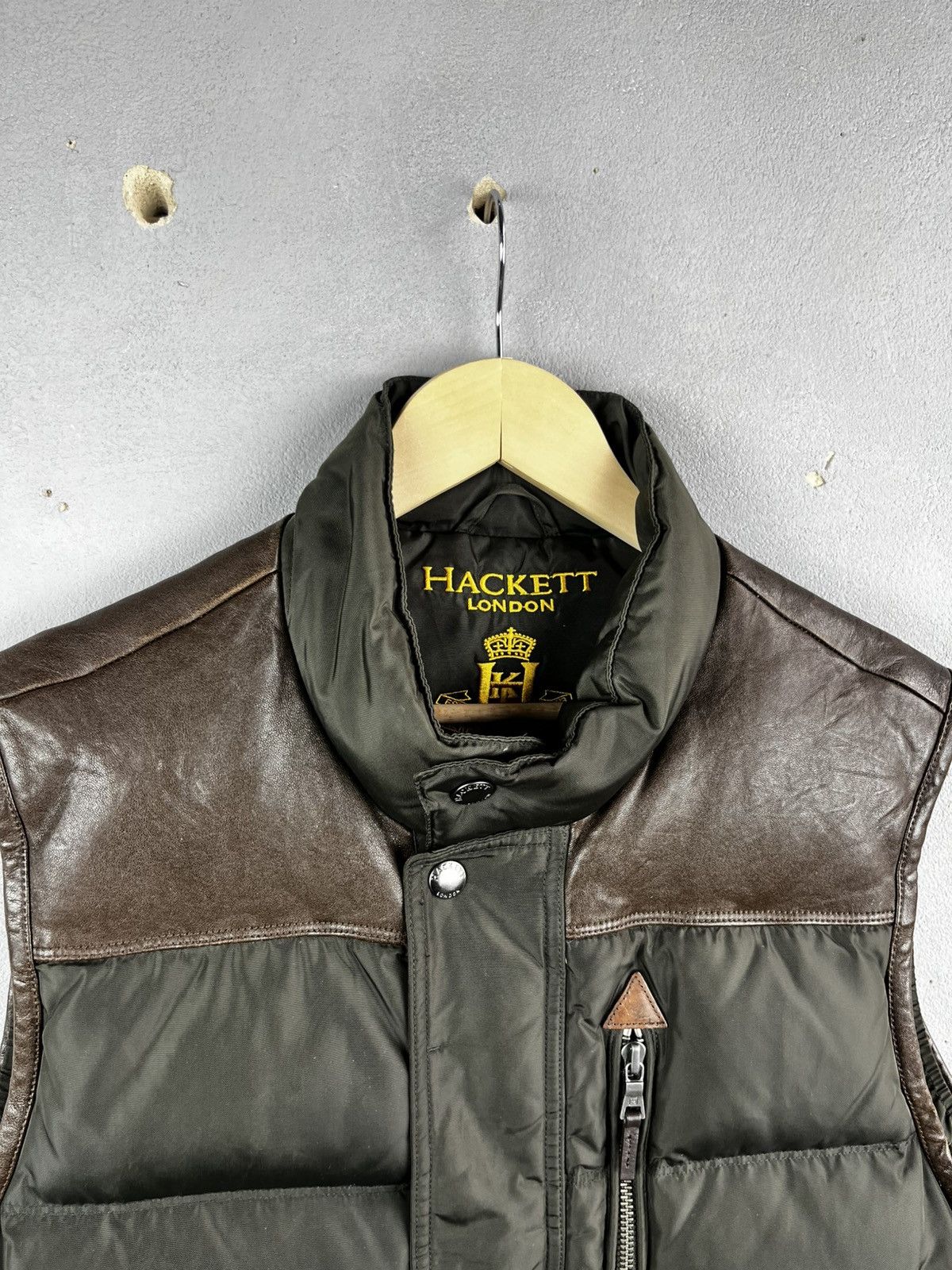 Hackett Hackett london leather vest jacket Size US M / EU 48-50 / 2 - 2 Thumbnail