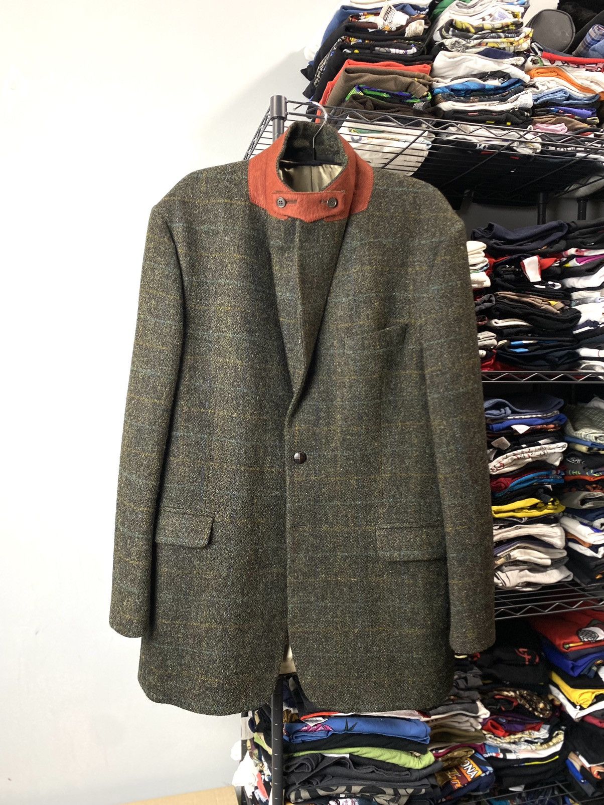 Harris Tweed Vintage Harris Tweed Pure Wool Jacket Blazer Size US XL / EU 56 / 4 - 1 Thumbnail