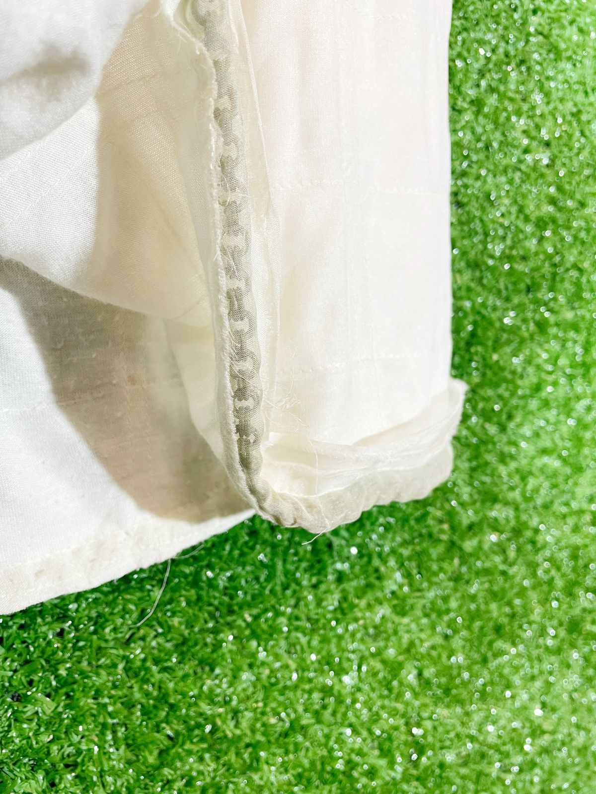 Designer × Lanvin Lanvin Women Viscose/Silk & Brass White Skirt Size M RiRi Size 27" / US 4 / IT 40 - 5 Thumbnail